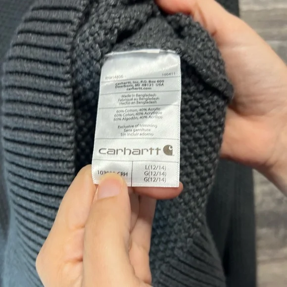 Carhartt Women's Gray Sweater - Picture 5 of 5